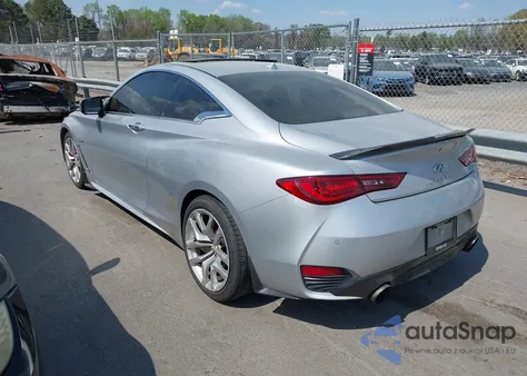 2017 Infiniti Q60 3.0T Red Sport 400 from USA, damaged, VIN JN1FV7EK7HM610841